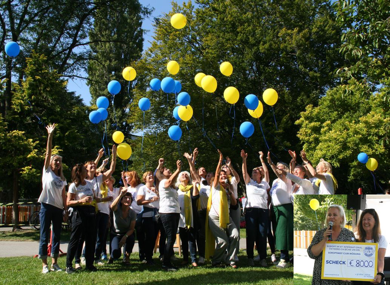 Coole Live-Musik bei herrlichem Wetter