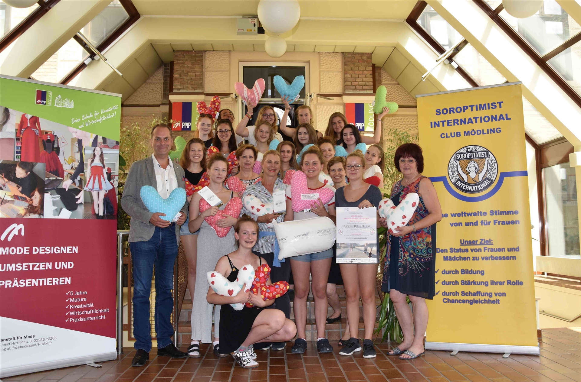 Jubel beim Soroptimist Club Mödling über Internationale Auszeichnung